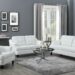 Cuddle up With The New White Leather Couches