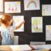 How to hang your childrens artwork for maximum impact